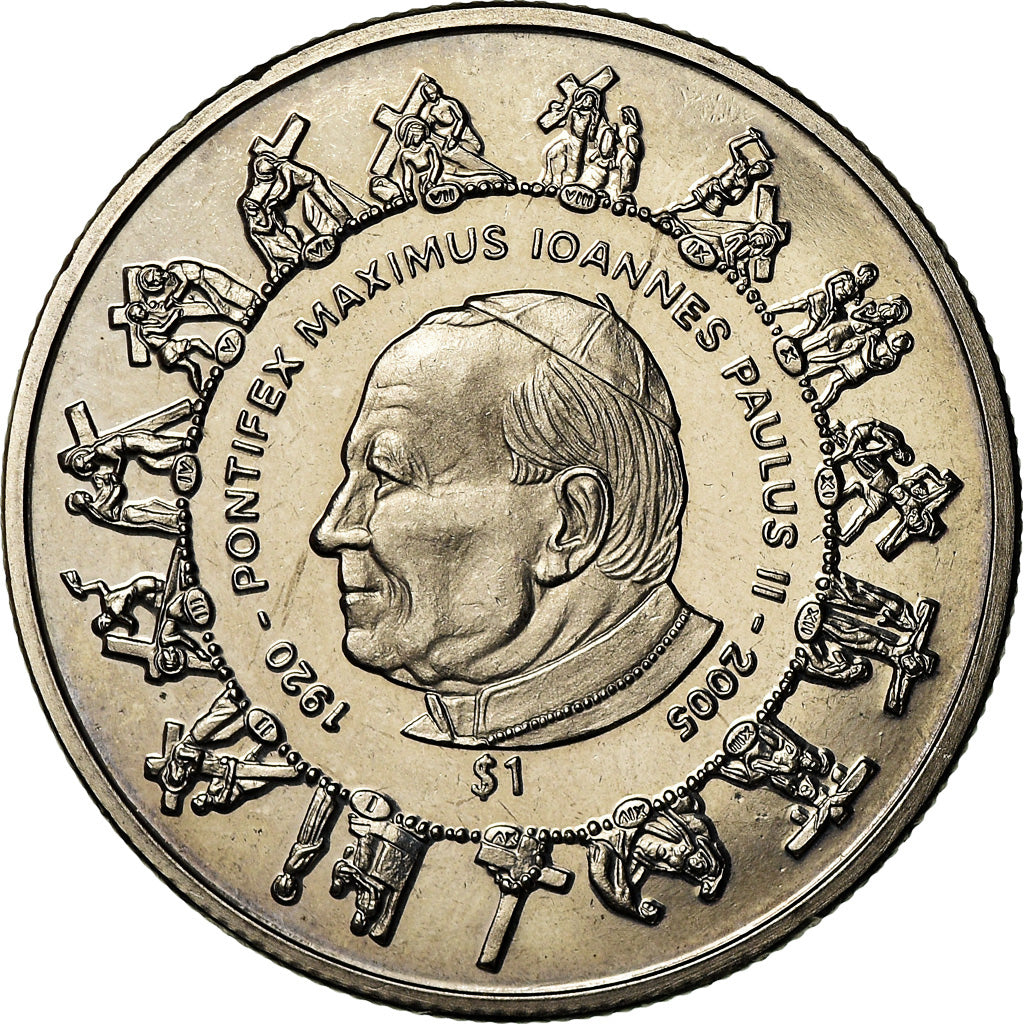 Sierra Leone, Medal, Jean-Paul II, 2005, MS(63), Cupro-nickel