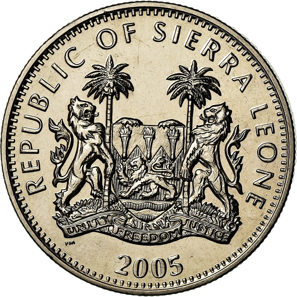 Sierra Leone, Medal, Jean-Paul II, 2005, MS(63), Cupro-nickel