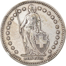 Coin, Switzerland, 2 Francs, 1931, Bern, EF(40-45), Silver, KM:21