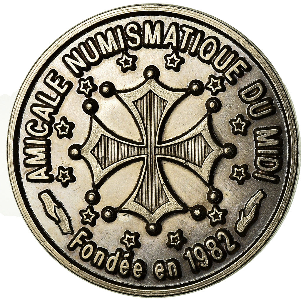France, Medal, 2.5 Ecu de Mazamet, 1994, MS(63), Nickel