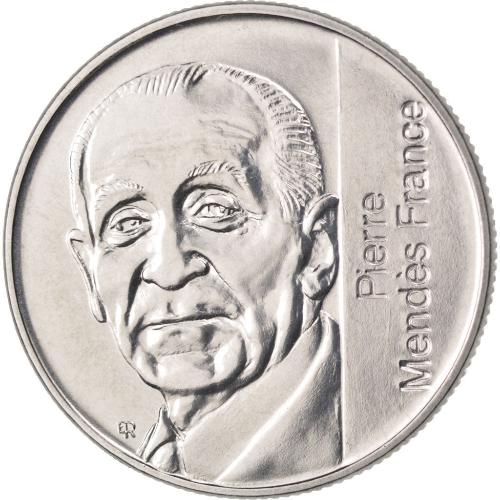 FRANCE, 5 Francs, 1992, MS(65-70), Nickel, Gadoury #773, 9.97