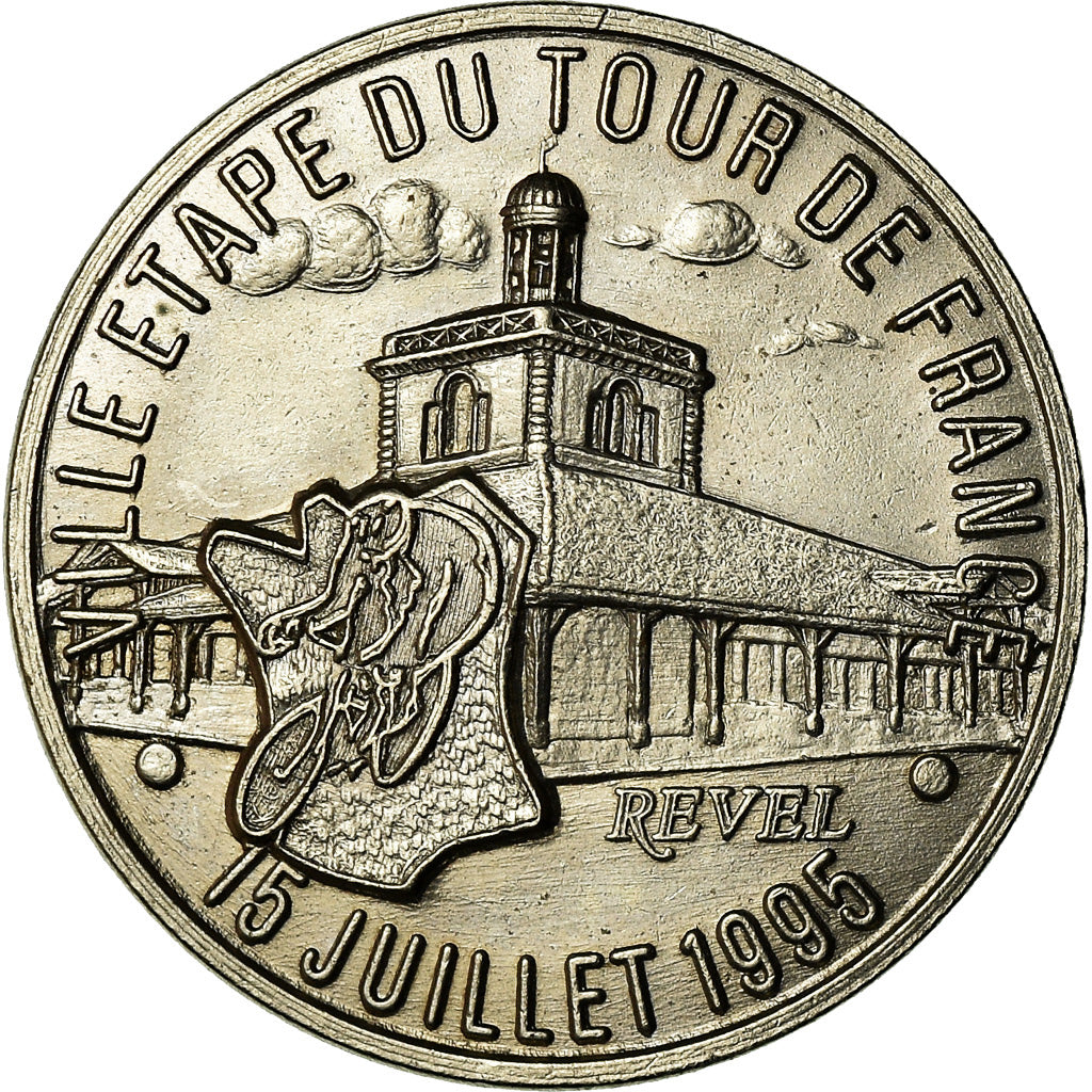Frankrijk, Medaille, Euros des Villes, 1.5 Ecu de Revel, 1995, UNC-, Nickel
