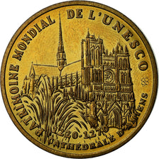 France, Medal, 1 Ecu d'Amiens, Cathédrale, 1994, MS(63), Copper