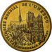 France, Medal, 1 Ecu d'Amiens, Cathédrale, 1994, MS(63), Copper