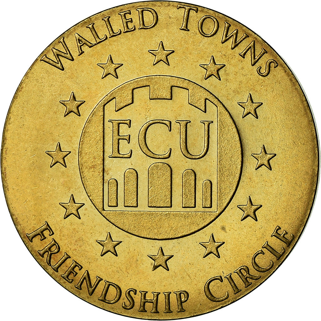 France, Medal, Euros des Villes, Ecu de Loches, 1993, MS(63)