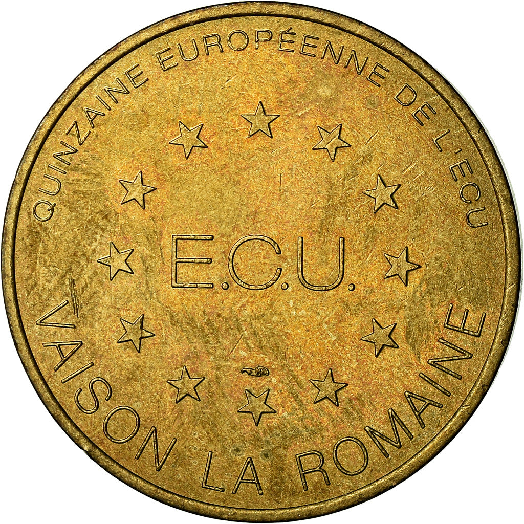 França, Medal, Euros des Villes, Ecu de Vaison la Romaine, 1994, MS(63)