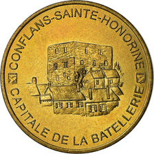 Francia, medalla, Euros des Villes, 1 Ecu Pardon de la Batellerie, 1995, SC