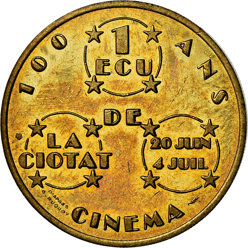 Frankrijk, Medaille, Euros des Villes, 1 Ecu de la Ciotat, 1995, UNC-