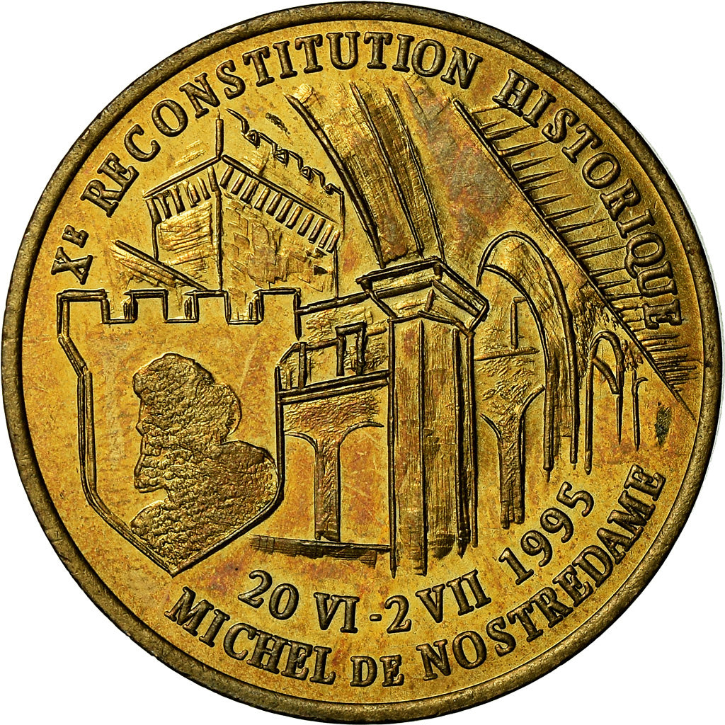 Francia, medaglia, Euros des Villes, 1 Ecu de Salon de Provence, 1995, SPL