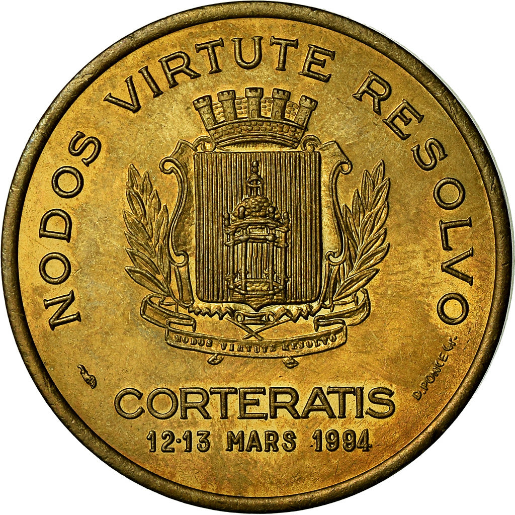 Frankrijk, Medaille, Euros des Villes, Ecu de Coutras, 1994, UNC-