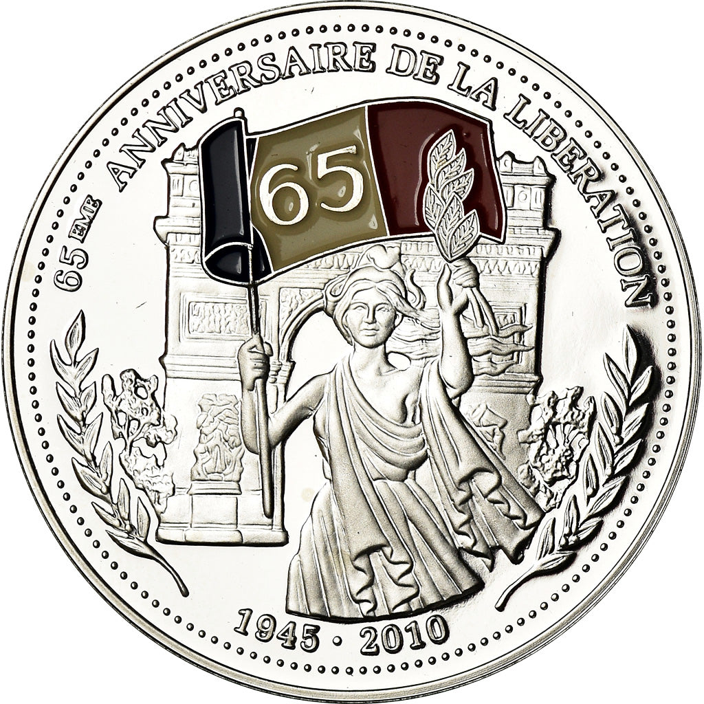 France, Médaille, 65ème Anniversaire de la Libération, History, FDC, Argent