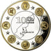 Frankrijk, Medaille, 10 Ans de l'Euro, Monaco, Politics, Society, War, FDC