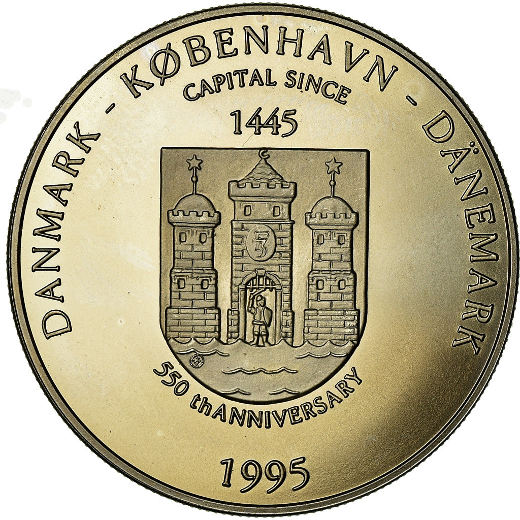 Denmark, Token, 5 Ecu, 1995, MS(65-70), Copper-nickel