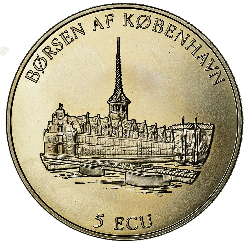Denmark, Token, 5 Ecu, 1995, MS(65-70), Copper-nickel