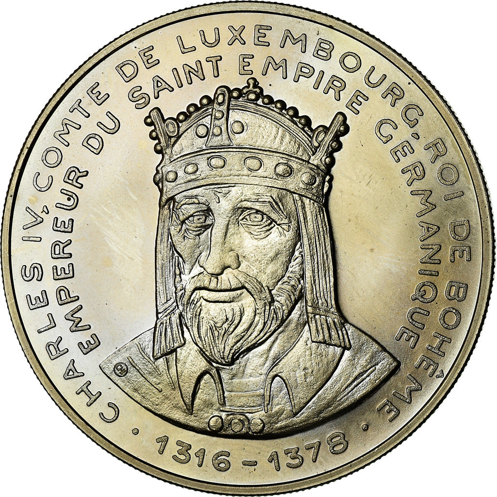 Luxembourg, Jeton, 5 Ecu, 40 Ans du Parlement Européen, 1992, FDC