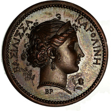 France, Medal, Visite de la Monnaie par la Princesse Caroline de Naples, MS(63)