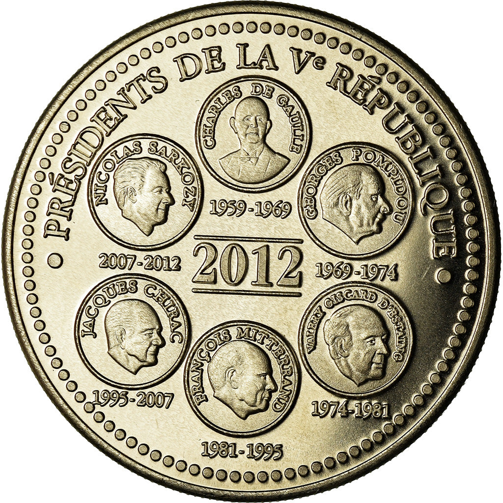 Frankrijk, Medaille, Les Présidents de la Vème République, Politics, Society