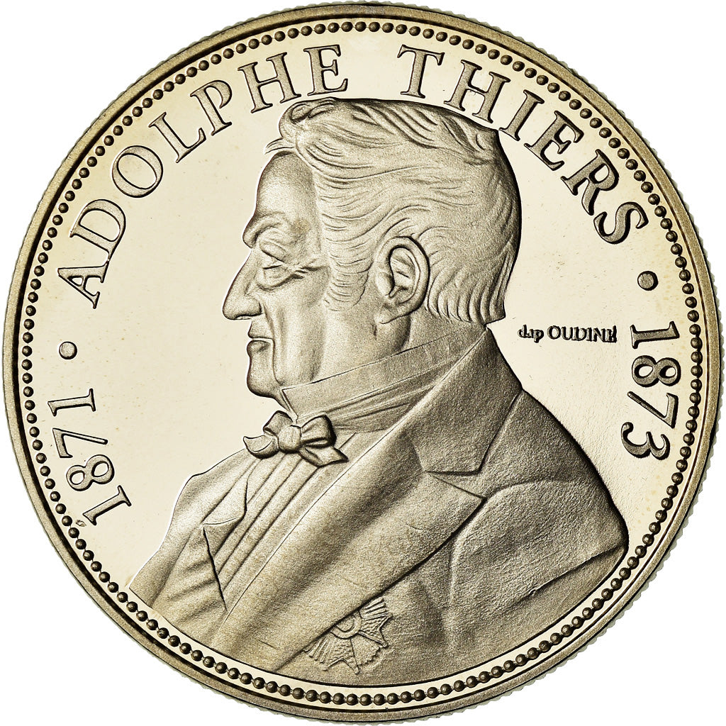 France, Medal, Les Présidents de la République, Adolphe Thiers, MS(65-70)