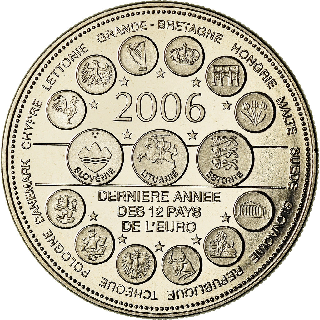 Frankrijk, Medaille, L'Europe des XXV, Dernière Année des 12 Pays de l'Euro