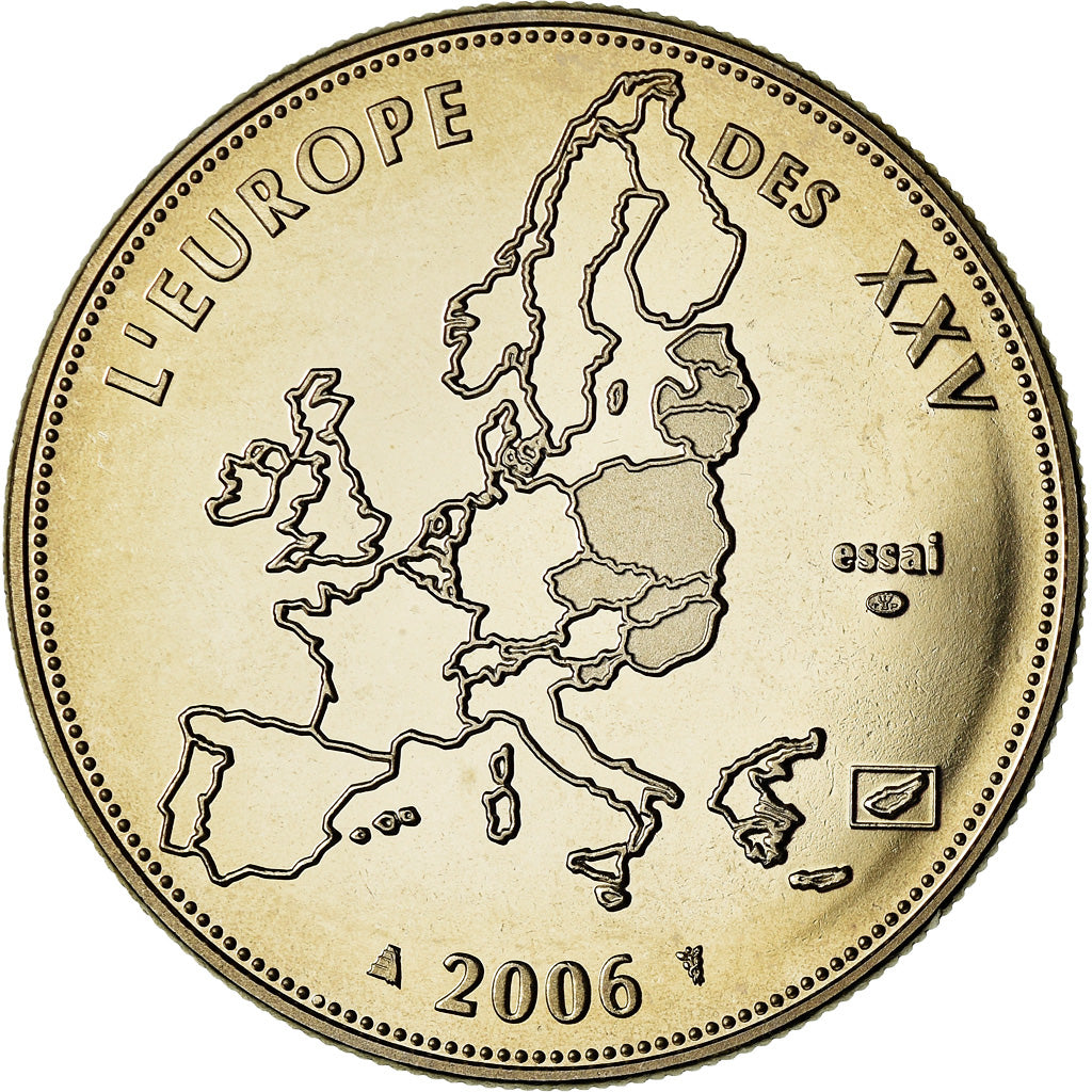 Frankrijk, Medaille, L'Europe des XXV, Dernière Année des 12 Pays de l'Euro