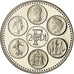 France, Medal, Coq, Fin du Cours Légal du Franc, Politics, Society, War, 2001