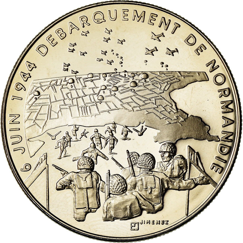 Frankrijk, Medaille, 1939-1945, Débarquement de Normandie, Politics, Society