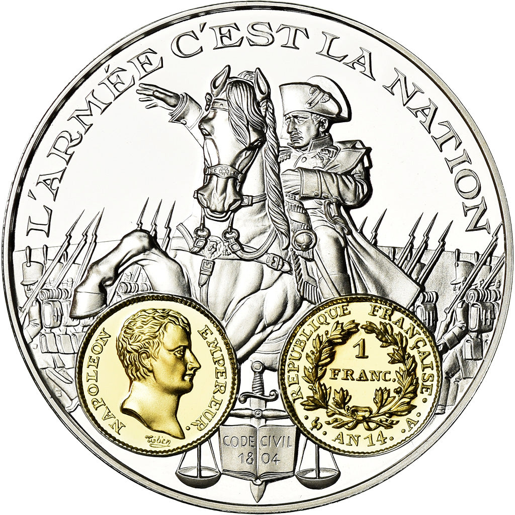 France, Médaille, Histoire Monétaire, Napoléon Ier, 1 Franc An 14, FDC