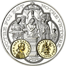 France, Médaille, 2000 Ans d'Histoire Monétaire, Triens Mérovingien, FDC