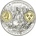 Francia, medalla, Histoire Monétaire, Double Tournois Henri III, FDC, Plata