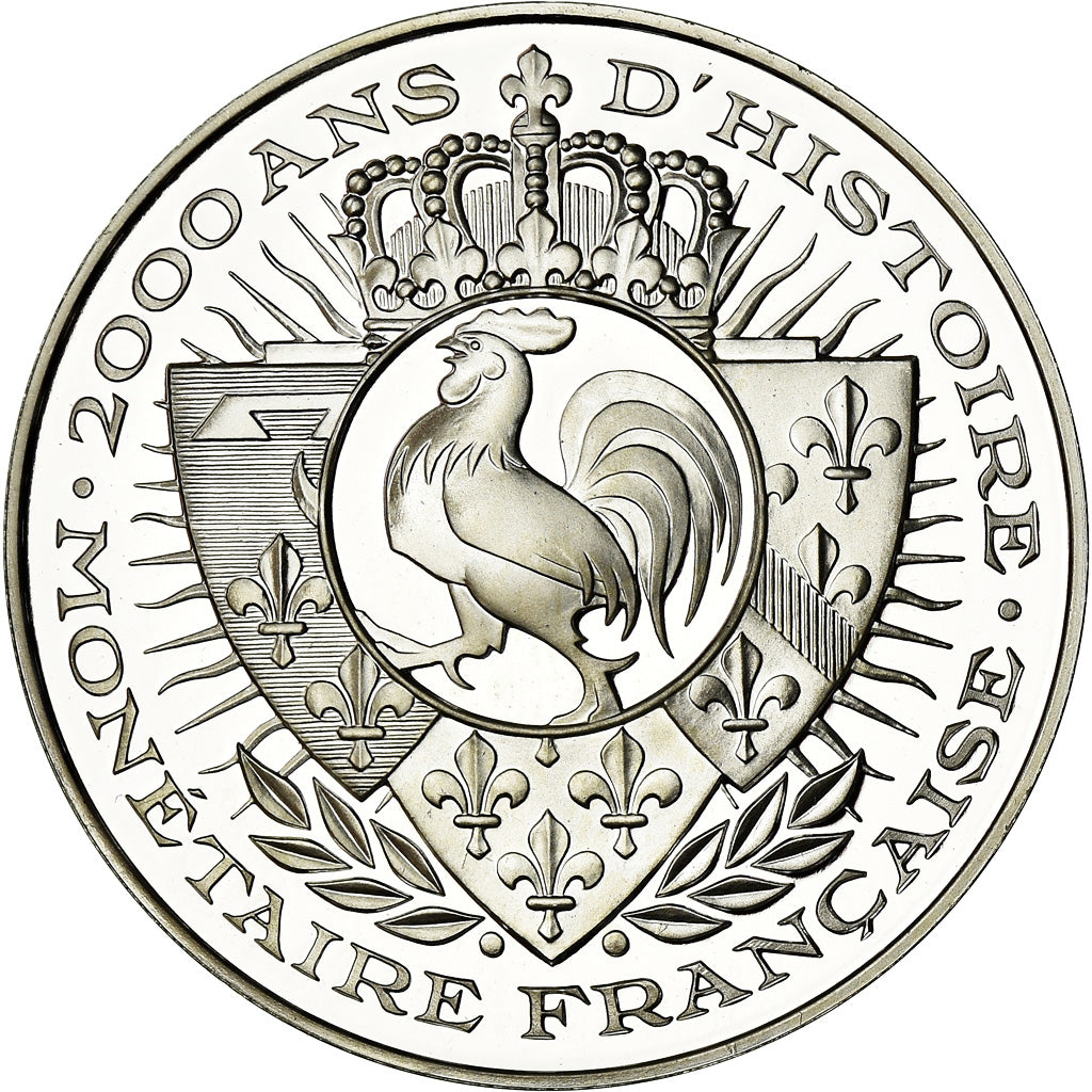 France, Medal, Histoire Monétaire, Salut d'Or Henry VI, MS(65-70), Silver