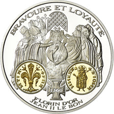 Frankreich, Medaille, Histoire Monétaire, Florin d'Or Jean II Le Bon, STGL