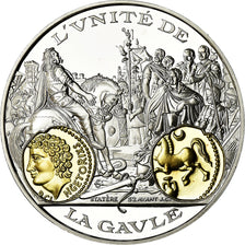 France, Medal, Histoire Monétaire, Statère Vercingétorix, MS(65-70), Silver