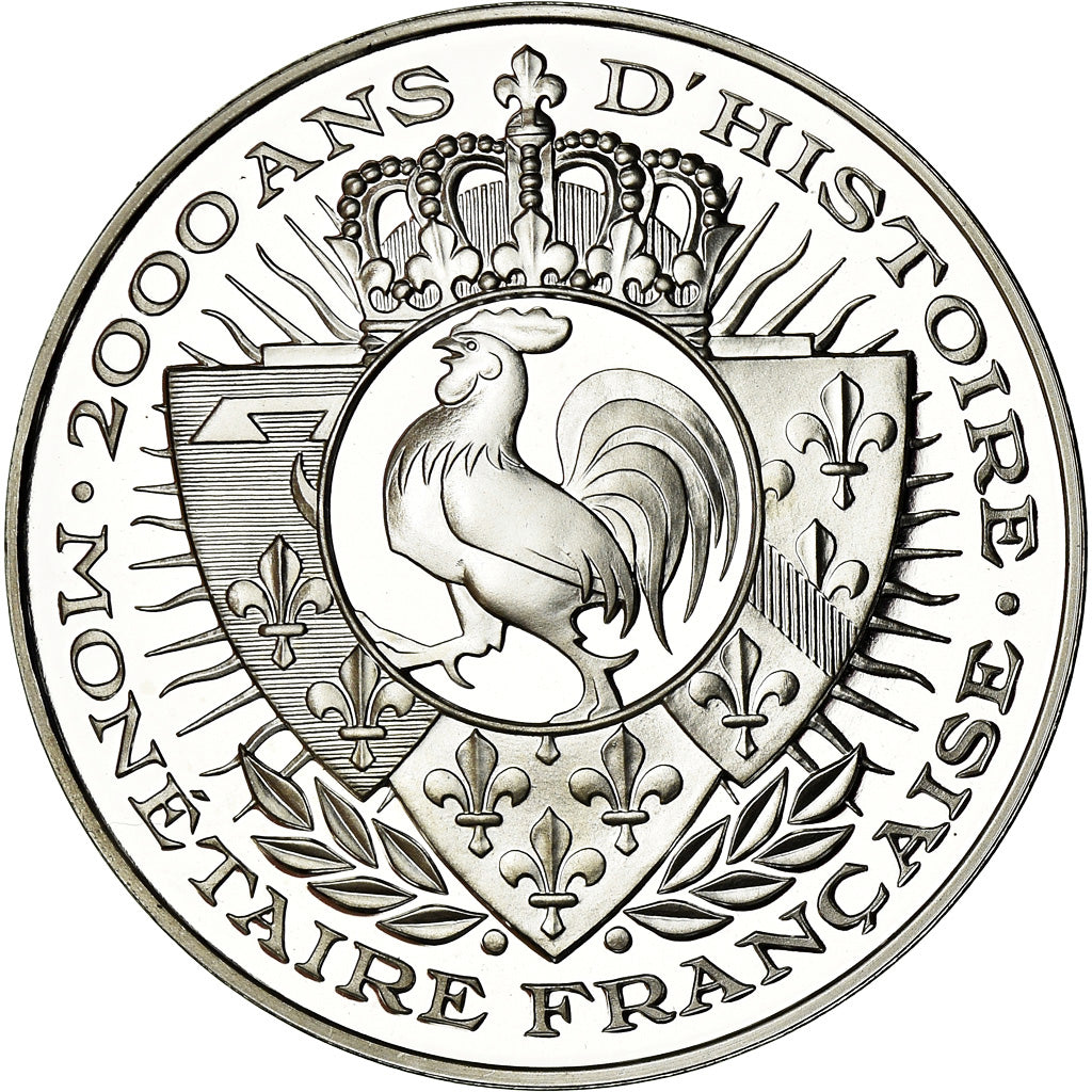 France, Medal, Histoire Monétaire, Statère Vercingétorix, MS(65-70), Silver