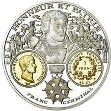 France, Médaille, Histoire Monétaire, Franc Germinal, FDC, Argent