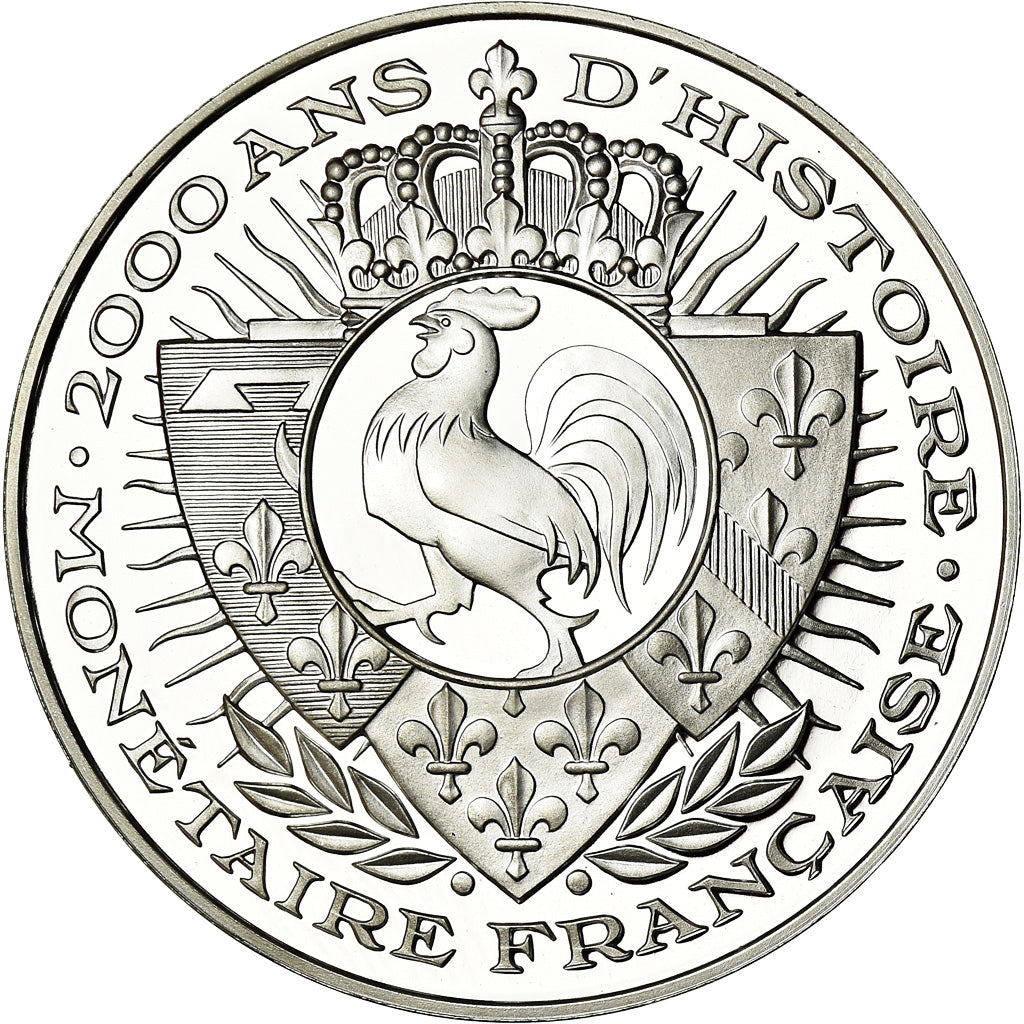 France, Medal, Histoire Monétaire, Karolus, Florence, MS(65-70), Silver