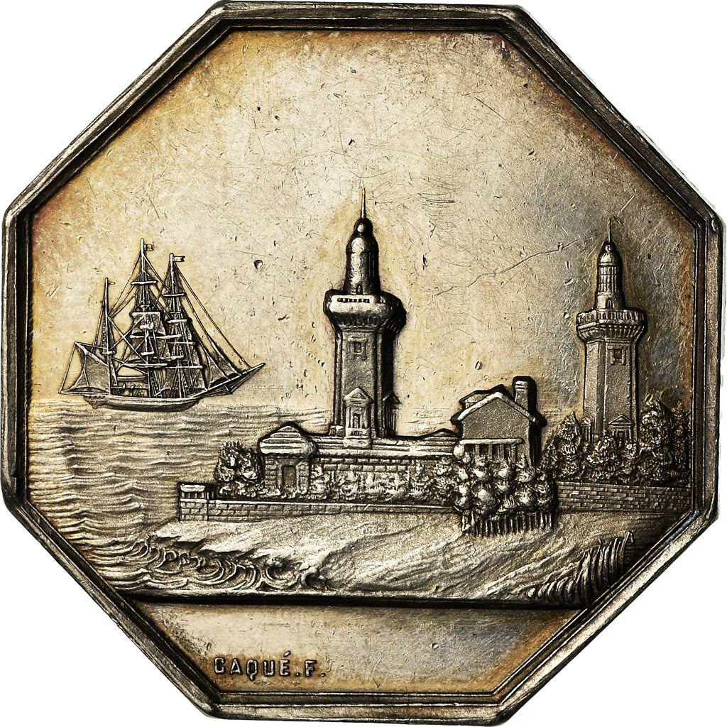 France, Medal, Cercle des Assureurs Particuliers du Havre, Caqué, MS(63)