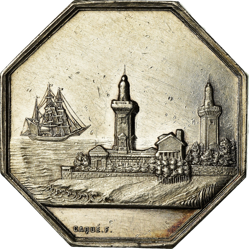 Frankrijk, Medaille, Cercle des Assureurs Particuliers du Havre, Caqué, UNC-