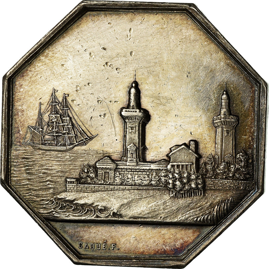 Frankrijk, Medaille, Cercle des Assureurs Particuliers du Havre, Caqué, PR+