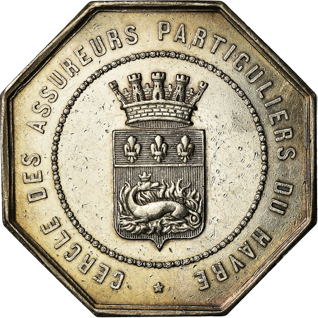 Frankrijk, Medaille, Cercle des Assureurs Particuliers du Havre, Caqué, PR