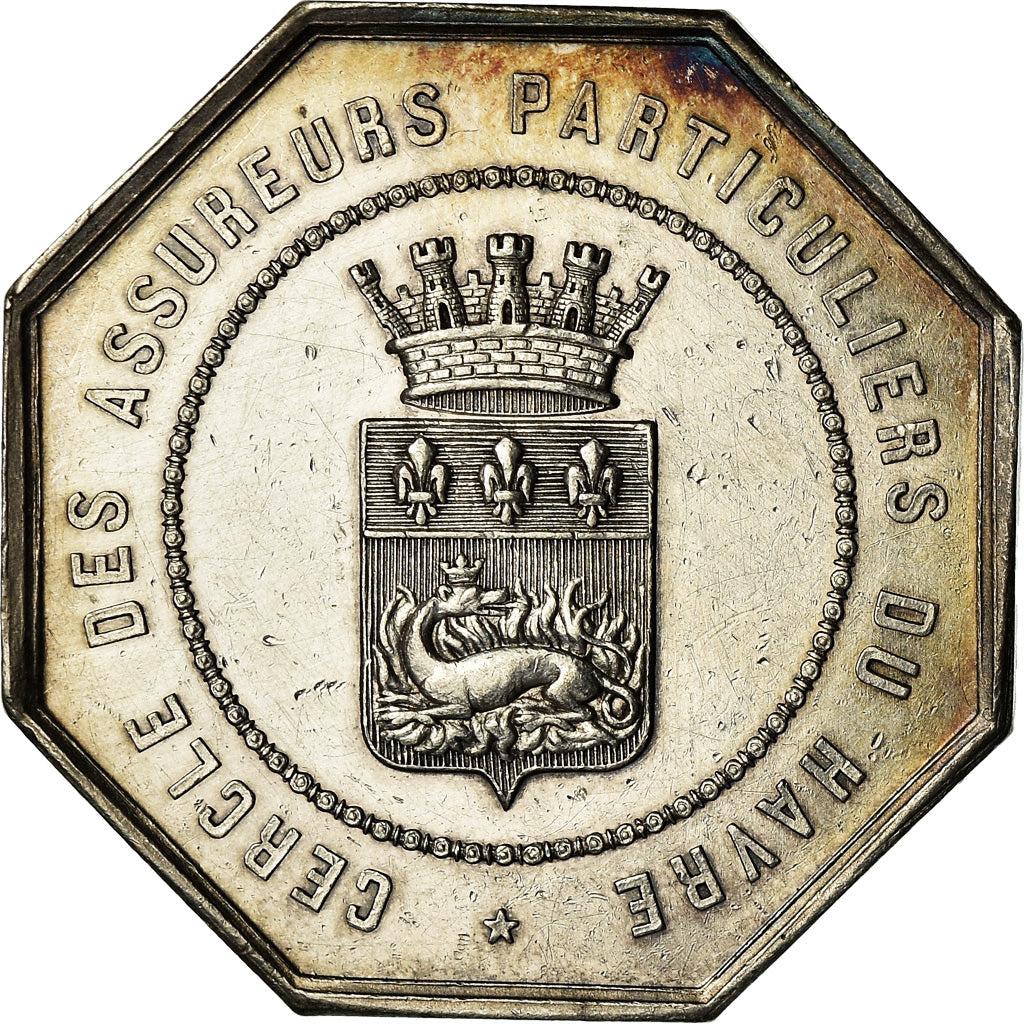 Francia, medaglia, Cercle des Assureurs Particuliers du Havre, Caqué, SPL-