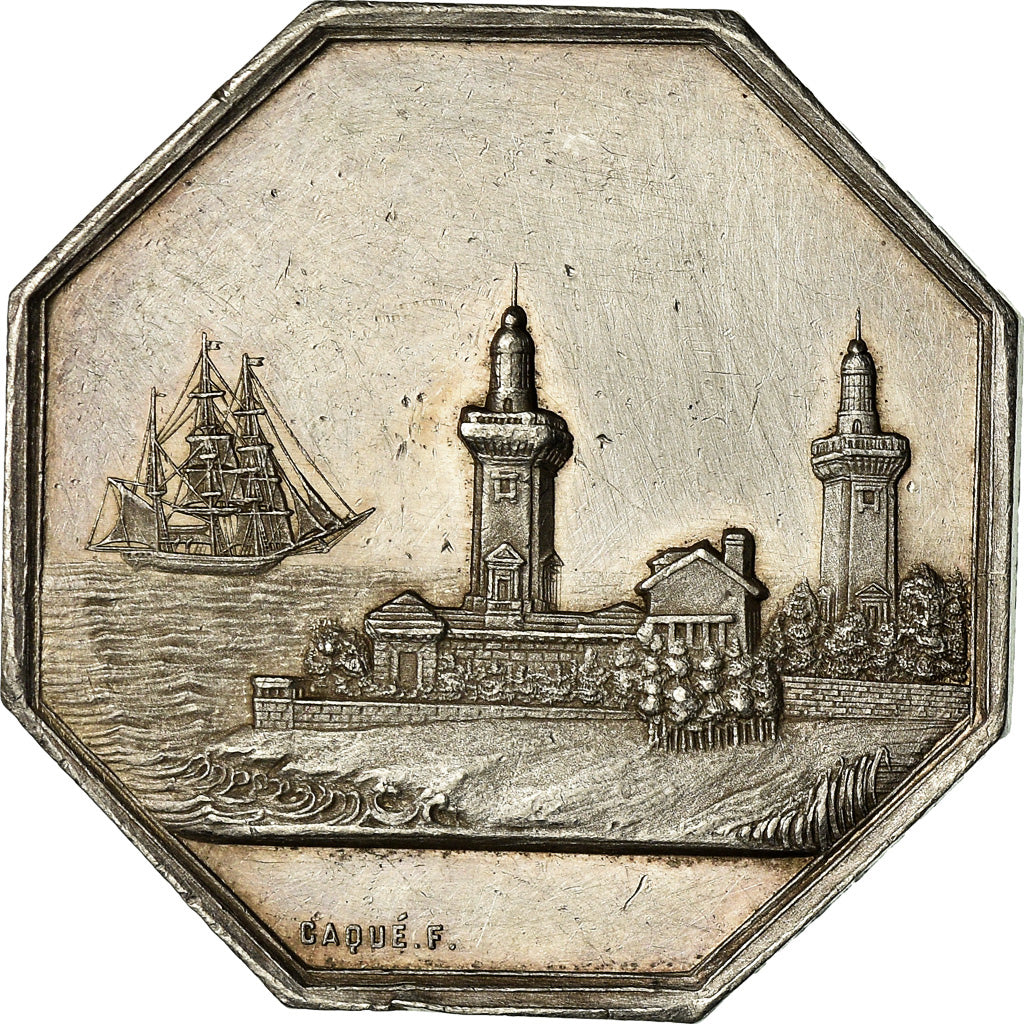 Frankreich, Medaille, Cercle des Assureurs Particuliers du Havre, Caqué, UNZ