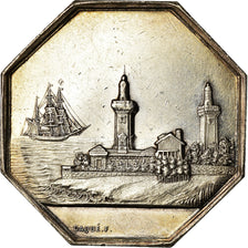 Francia, medalla, Cercle des Assureurs Particuliers du Havre, Caqué, SC, Plata