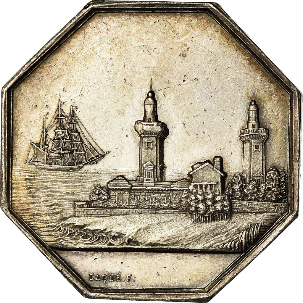 Frankrijk, Medaille, Cercle des Assureurs Particuliers du Havre, Caqué, PR+