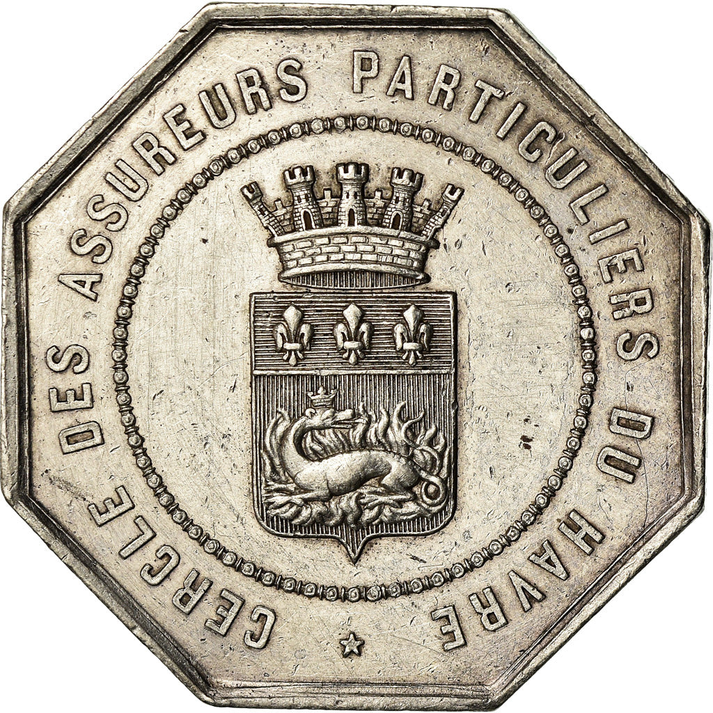 Frankrijk, Medaille, Cercle des Assureurs Particuliers du Havre, Caqué, PR