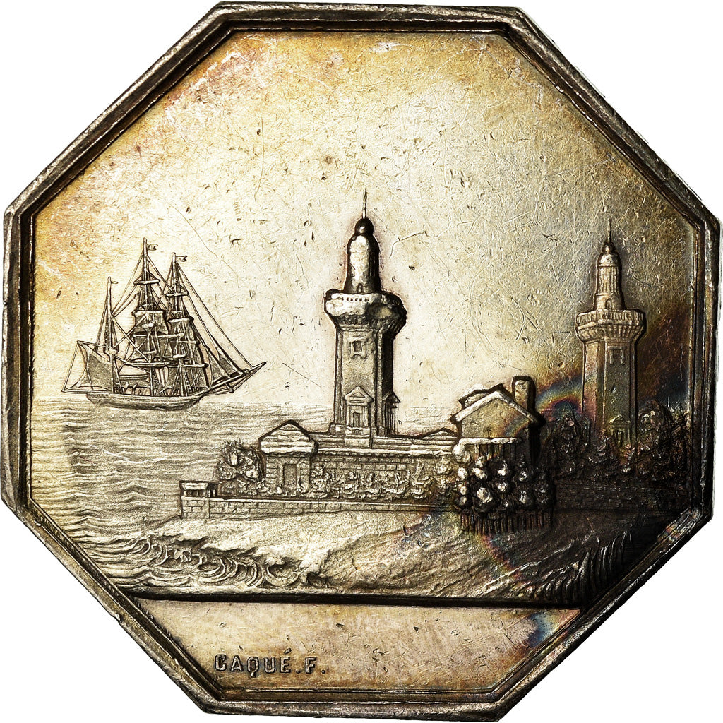 France, Medal, Cercle des Assureurs Particuliers du Havre, Caqué, AU(55-58)