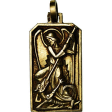 France, Medal, L'Archange Terrassant le Diable, MS(60-62), Vermeil