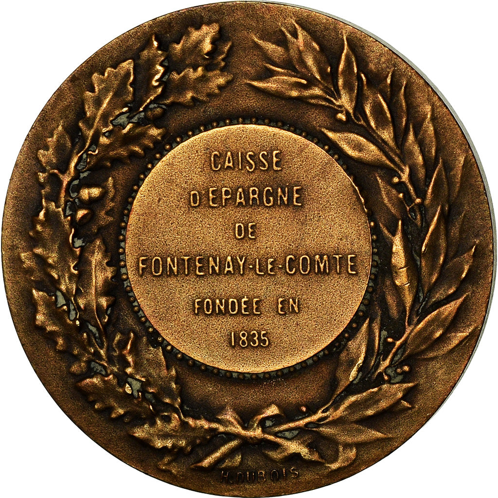 France, Medal, Caisse d'Epargne de Fontenay-le-Comte, Dupuis.D, MS(60-62)