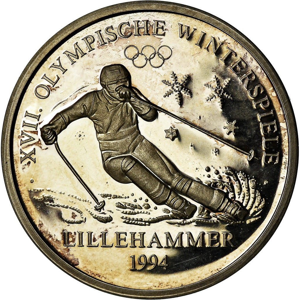 Norway, Medal, Jeux Olympiques d'Hiver de Lillehammer, 1994, MS(60-62), Silver