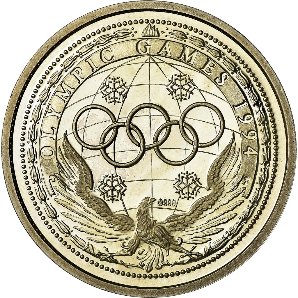Norway, Medal, Jeux Olympiques d'Hiver de Lillehammer, 1994, MS(60-62), Silver