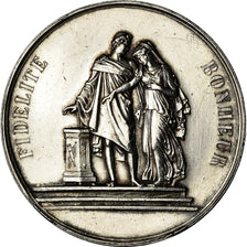 Francja, Medal, Mariage, Religion, Fidélité Bonheur, AU(55-58), Srebro